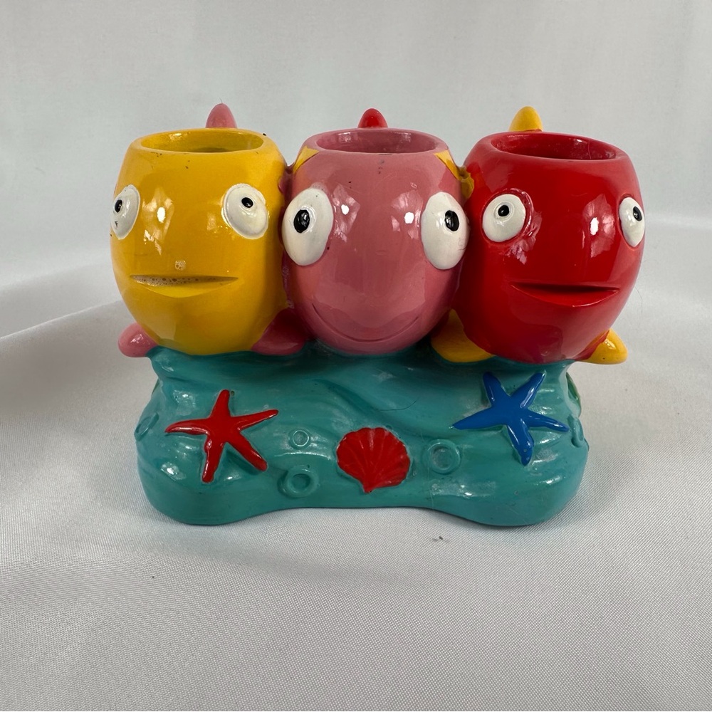 Children’s toothbrush holder, cartoon fish